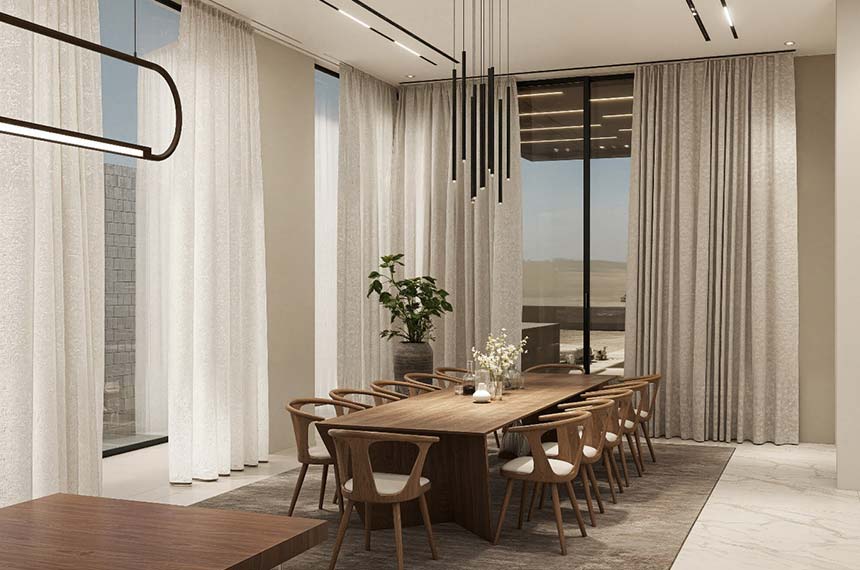 Dubai villa interior visualization
